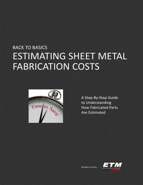 cost of sheet metal fabrication|sheet metal fabrication estimate.